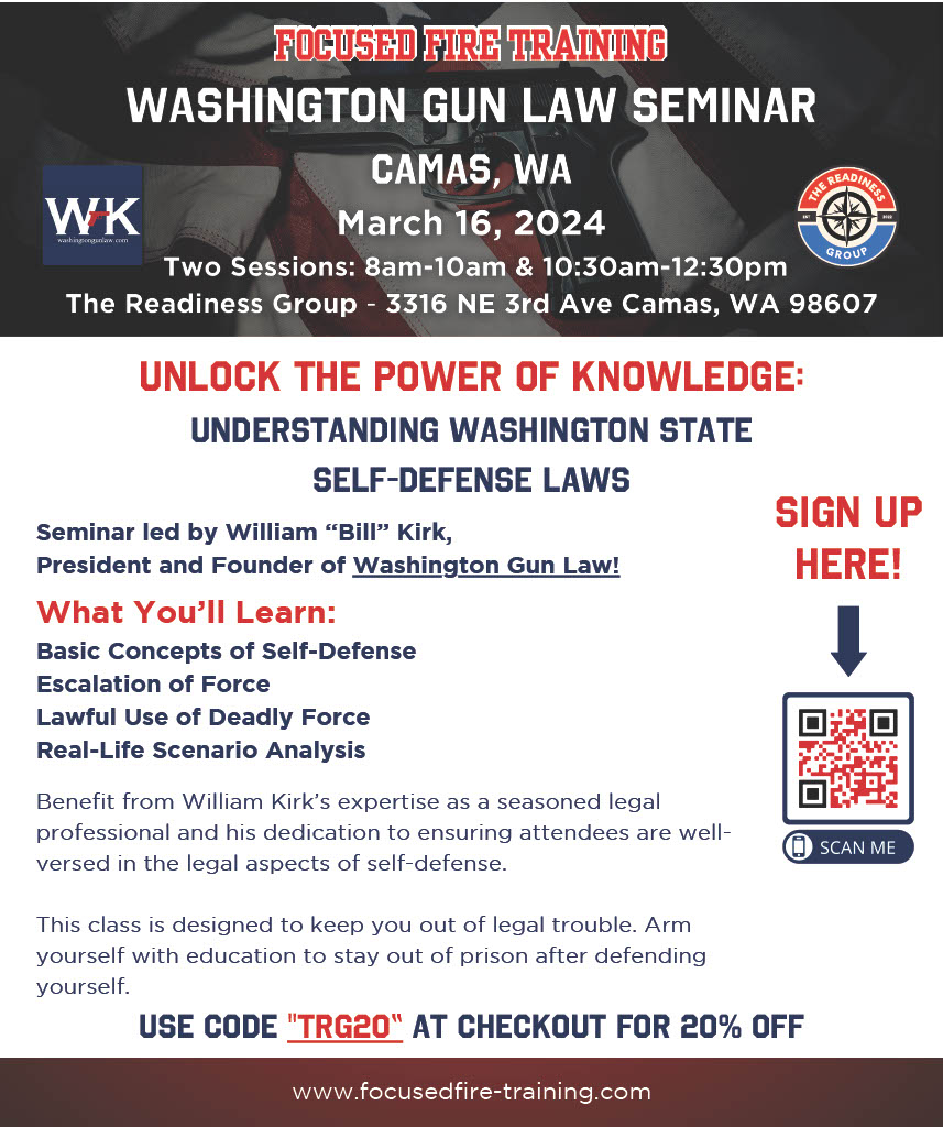 Washington Gun Law Event